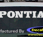 DC07161 Pontiac Decal w/Symbol