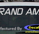 DC07164 Pontiac Grand Am Decal