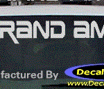 DC07165 Pontiac Grand Am Decal