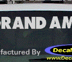 DC07166 Pontiac Grand Am Decal
