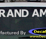 DC07168 Pontiac Grand Am Decal
