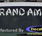 DC07169 Pontiac Grand Am Decal