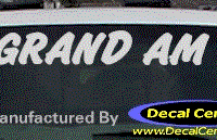 DC07171 Pontiac Grand Am Decal 