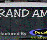 DC07172 Pontiac Grand Am Decal