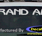 DC07178 Pontiac Grand Am Decal
