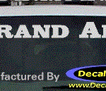 DC07182 Pontiac Grand Am Decal