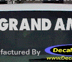 DC07187 Pontiac Grand Am Decal w/Arrowhead