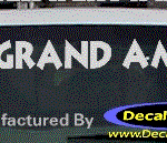 DC07188 Pontiac Grand Am Decal w/Arrowhead