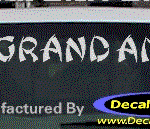 DC07190 Pontiac Grand Am Decal w/Arrowhead