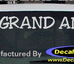 DC07193 Pontiac Grand Am Decal w/Arrowhead