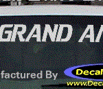 DC07194 Pontiac Grand Am Decal w/Arrowhead