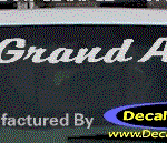DC07196 Pontiac Grand Am Decal w/Arrowhead