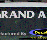DC07201 Pontiac Grand Am Decal w/Arrowhead