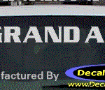 DC07202 Pontiac Grand Am Decal w/Arrowhead