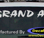 DC07204 Pontiac Grand Am Decal w/Arrowhead