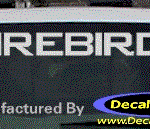 DC07205 Pontiac Firebird Decal