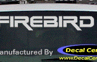 DC07207 Pontiac Firebird Decal 