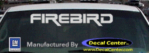 DC07207 Pontiac Firebird Decal