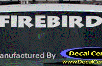 DC07209 Pontiac Firebird Decal 