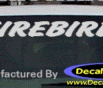DC07213 Pontiac Firebird Decal