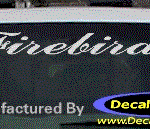DC07216 Pontiac Firebird Decal