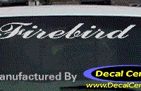 DC07216 Pontiac Firebird Decal 