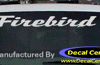 DC07217 Pontiac Firebird Decal 
