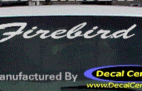 DC07218 Pontiac Firebird Decal 