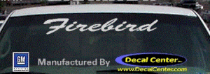 DC07218 Pontiac Firebird Decal