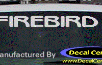 DC07220 Pontiac Firebird Decal 