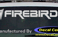 DC07228 Pontiac Firebird Decal w/Arrowhead 