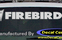 DC07229 Pontiac Firebird Decal w/Arrowhead 