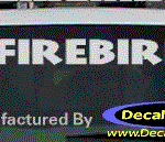 DC07230 Pontiac Firebird Decal w/Arrowhead