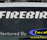 DC07233 Pontiac Firebird Decal w/Arrowhead