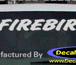 DC07234 Pontiac Firebird Decal w/Arrowhead