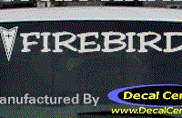 DC07235 Pontiac Firebird Decal w/Arrowhead 