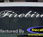 DC07237 Pontiac Firebird Decal w/Arrowhead