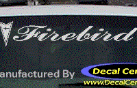 DC07237 Pontiac Firebird Decal w/Arrowhead 