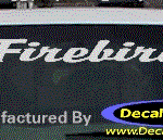 DC07238 Pontiac Firebird Decal w/Arrowhead
