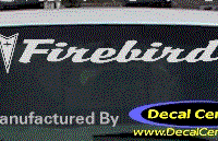DC07238 Pontiac Firebird Decal w/Arrowhead 