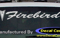 DC07239 Pontiac Firebird Decal w/Arrowhead 
