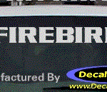 DC07244 Pontiac Firebird Decal w/Arrowhead