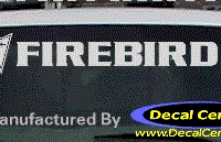 DC07244 Pontiac Firebird Decal w/Arrowhead 