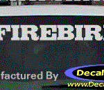 DC07245 Pontiac Firebird Decal w/Arrowhead