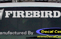 DC07245 Pontiac Firebird Decal w/Arrowhead 