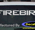 DC07247 Pontiac Firebird Decal w/Symbol