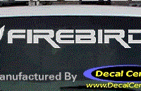 DC07249 Pontiac Firebird Decal w/Symbol 