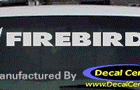 DC07250 Pontiac Firebird Decal w/Symbol 