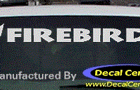 DC07251 Pontiac Firebird Decal w/Symbol 