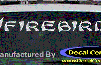 DC07253 Pontiac Firebird Decal w/Symbol 
